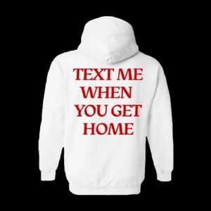 LONELY GHOST text me when you get home hoodie!!